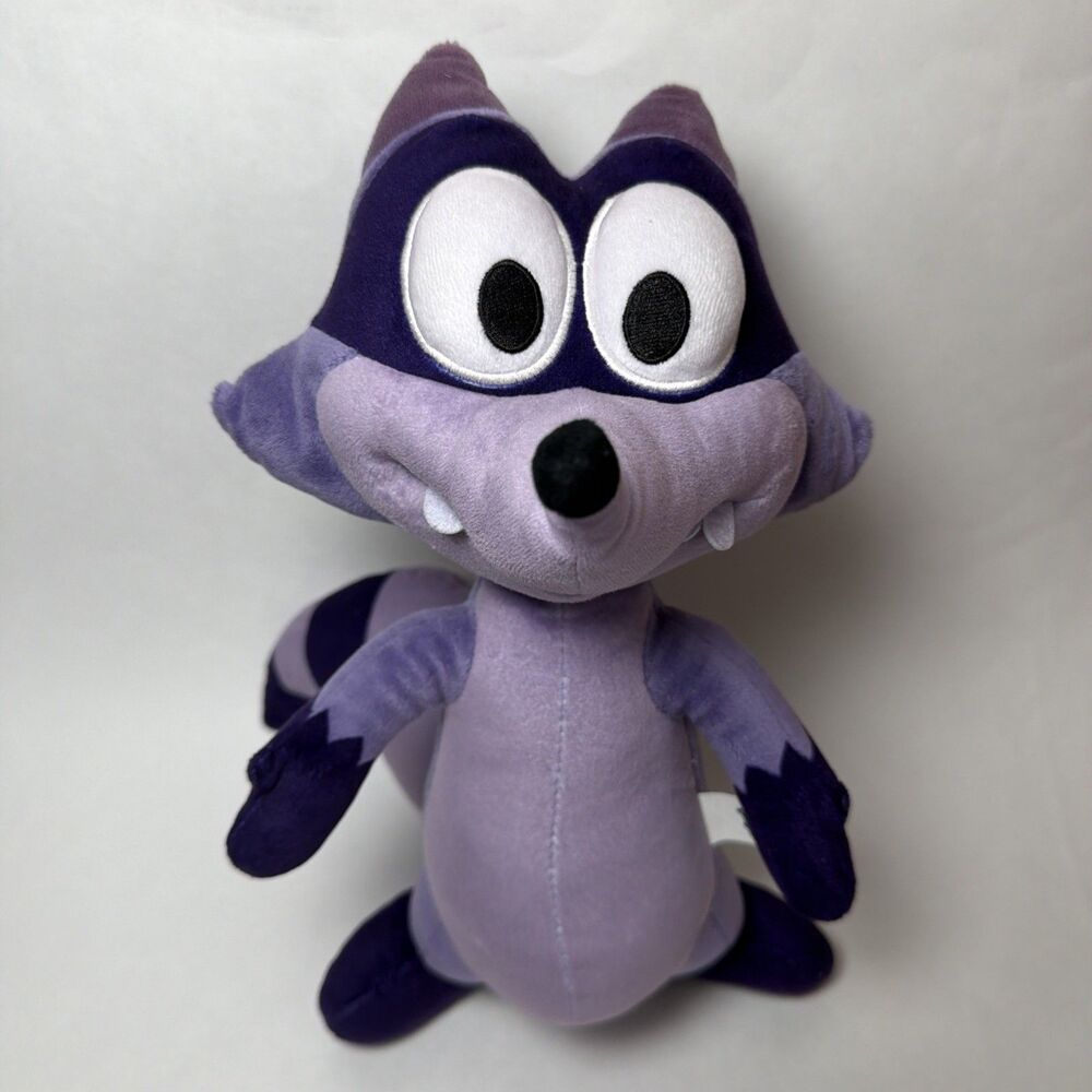 DEREK RACCOON Tuttle Twins 12" Angel Studios Plush Purple Hard To Find